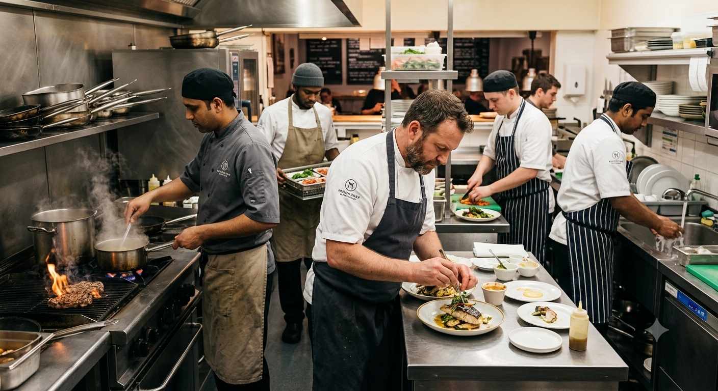 Kitchen Staff Work
